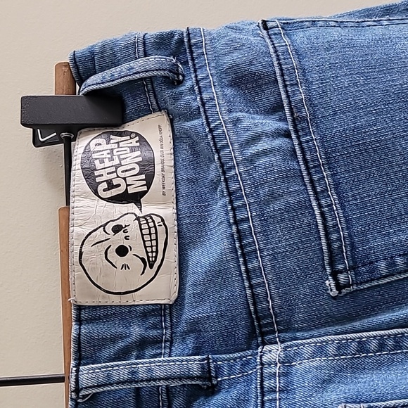 Cheap Monday Black & White Stitch Tight Jean - Picture 4 of 4